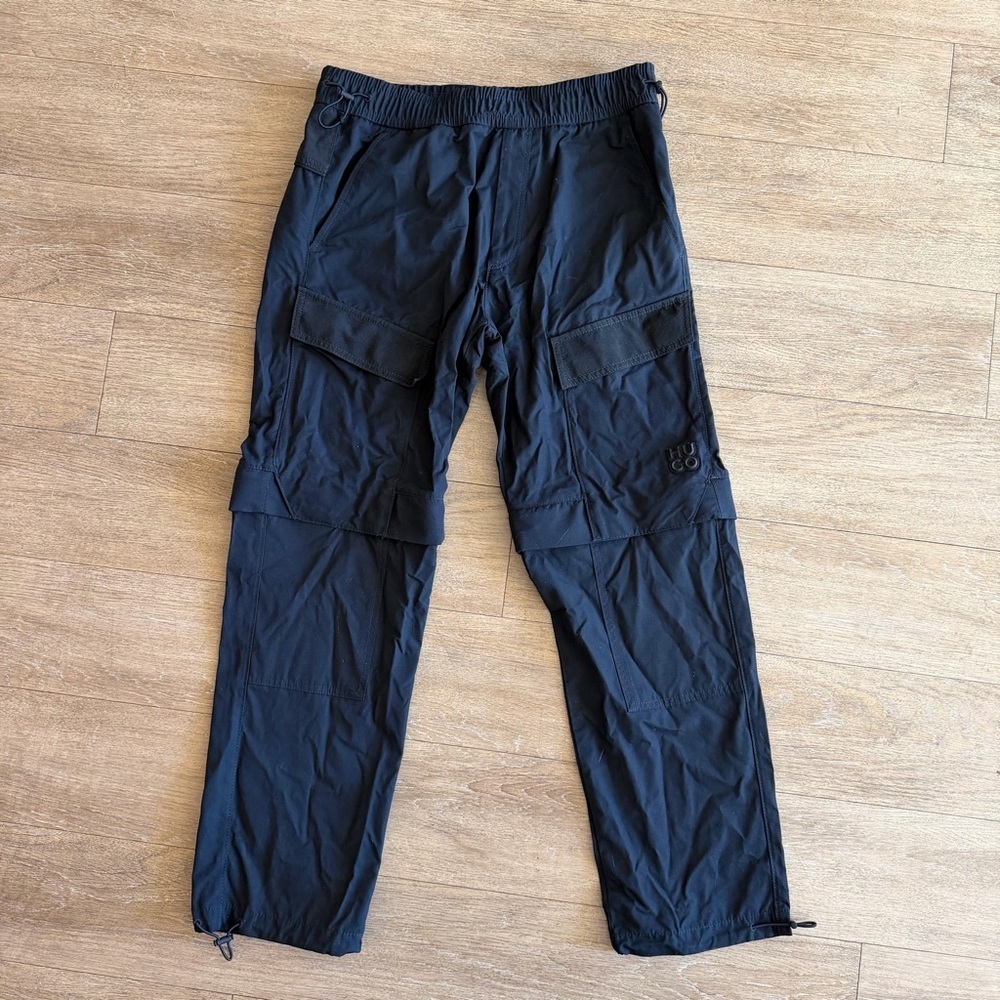 Hugo Boss Convertible Pants Zip Away Shorts Cargo Track Mens Size small